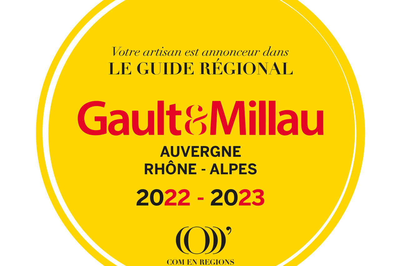 Macaron Gault&Millau Auvergne-Rhône-Alpes 2022-2023